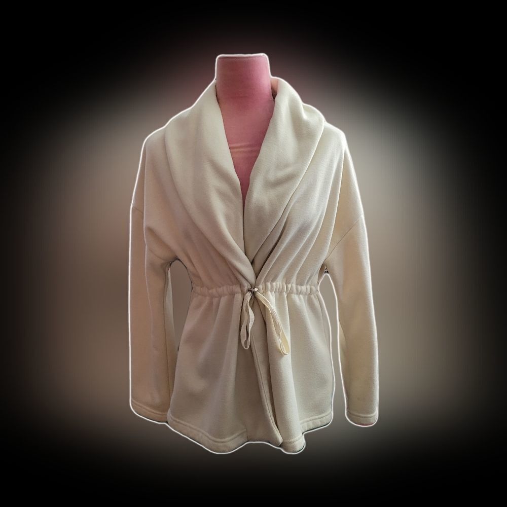 Fabletics Sage Coat in Oatmeal